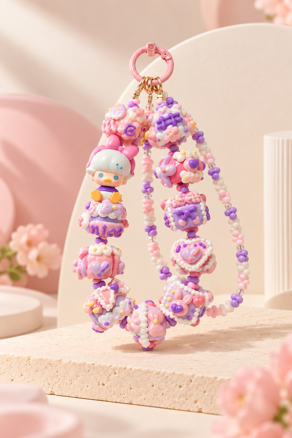 Hand-Painted Chunky Beads